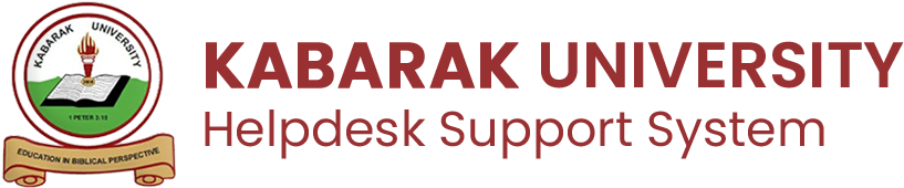 Kabarak University Helpdesk System